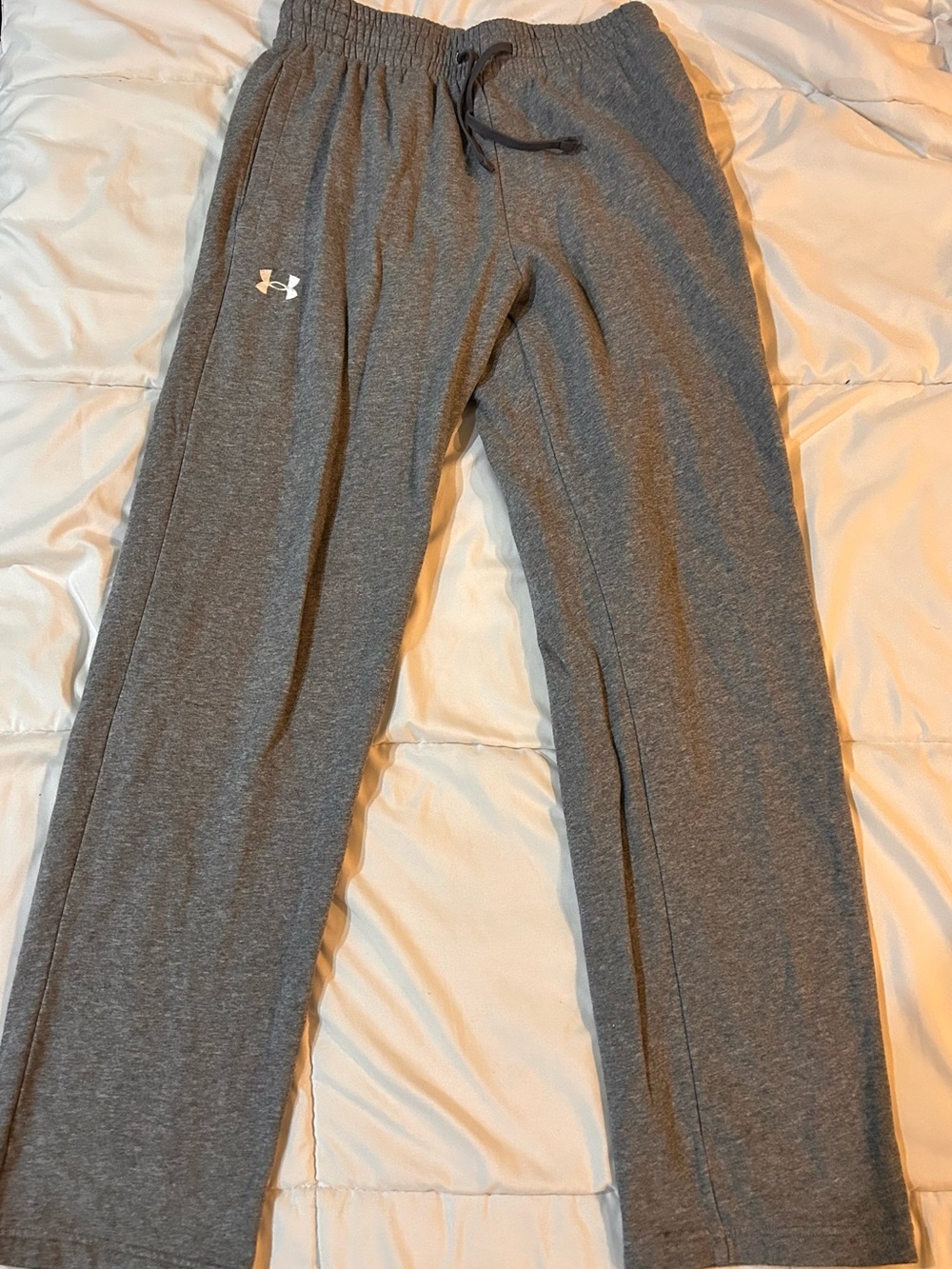 Under Armour Kids Charcoal Gray Jogger Sweatpants